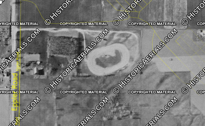 Petoskey Motor Speedway - 1956 Aerial (newer photo)